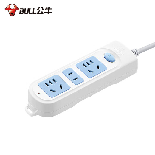 Bull (BULL) socket/wire board/plug/row plug/wire board/drag board GN-606 3-position total control length 3 meters