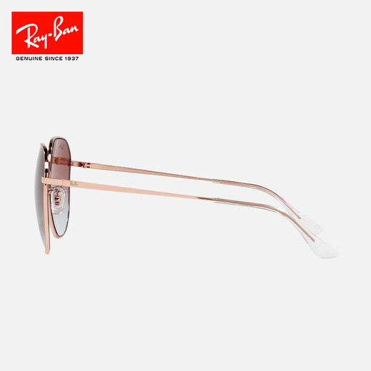 雷朋（RayBan）墨镜太阳眼镜金属镜框男女款太阳镜大框显脸小开车镜0RB3680D礼物 9202I8玫瑰金框渐变紫罗粉色镜片