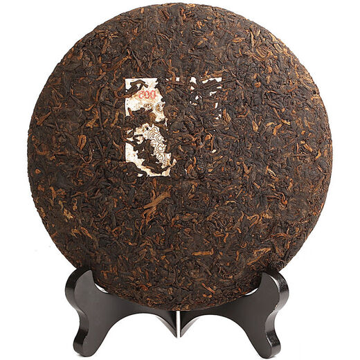 Colorful Yunnan Collection Chenxiang Cake Black Character Cangchen 3 Years Gold Award Pu'er Tea Ripe Tea Cake Gift Box 357g