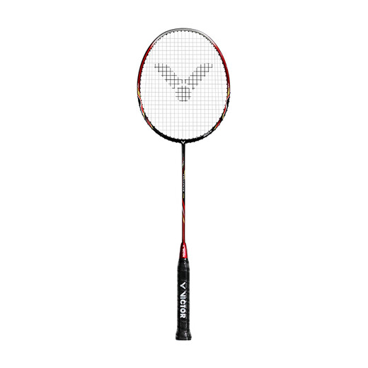VICTOR victory badminton racket full carbon challenger 9500 ultra-light carbon fiber small hammer offensive single shot big hammer, both offensive and defensive, 9500D red and black 3U (85-89.9g)