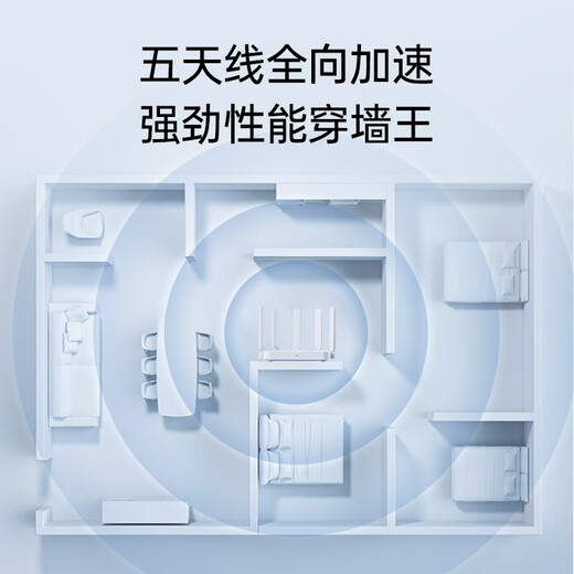 
ZTE (ZTE) Sky Survey AX3000 Fully Blood WIFI6 Gigabit Wireless Home Router Self-developed Dual-Core Main Chip 5G Dual-band Wall-through King Wifi Router Mesh 3000M Speed