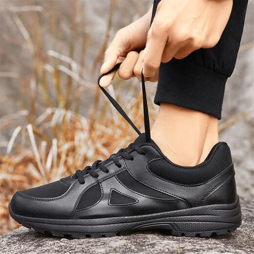3531 new physical fitness shoes WJ training shoes men's outdoor ultra-light hiking shoes mountaineering trail running shoes fire training black running shoes black WJ 42