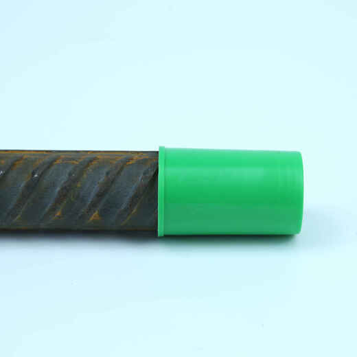 Extended steel bar protective cap straight thread sleeve wire head anti-rust waterproof protective sleeve extra long thread protective cap plug 28 extended protective cap 100 pieces 5 cm
