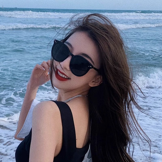 Lesca Lunetiergm Sonnenbrille für den Sommer-Sonnenschutz für Frauen und High-End 2024 Neues ultraviolettes Fahren Spezielle Sonnenbrille für Männer runde Gesicht