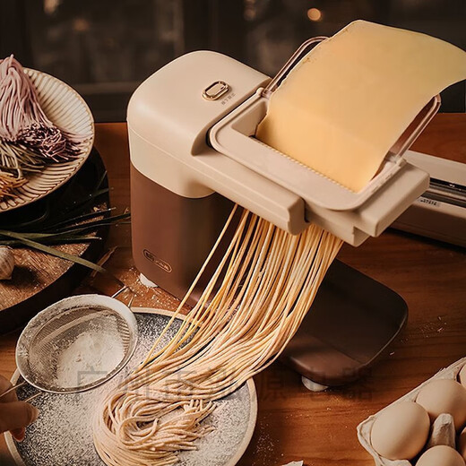 Noodle pressing YMJ-A01R1 automatic small noodle pressing electric rolling and cutting machine warm brown YMJ-A01R1