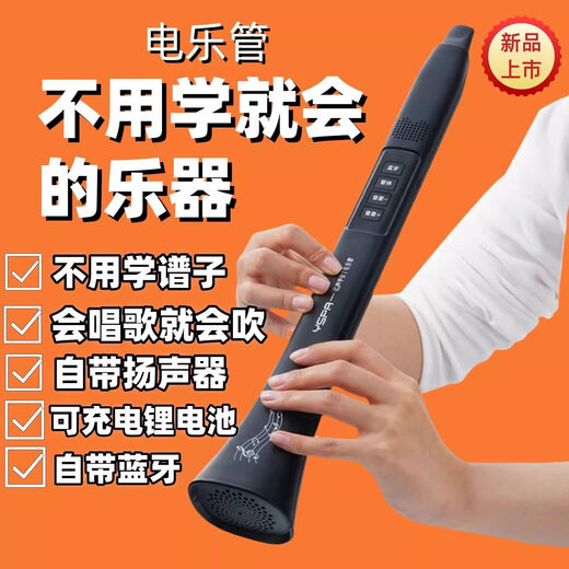 VIERUODIS新款电乐管 自带蓝牙 新型乐器 不用学就会吹 会唱歌就会的乐