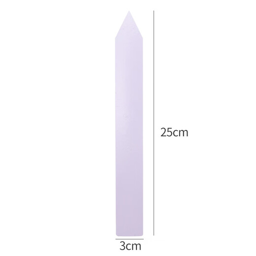 Benxinnong garden succulent plant plastic ground sign one-line label flower succulent gardening ground sign 25x3 (white) 100 sheets