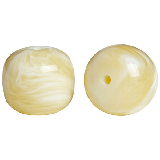 Caihe raw ore, Russian material, beeswax amber, old barrel beads, loose waist beads, bracelet, diamond star and moon 108 Buddha beads, DIY jewelry accessories, diameter about 10mm/single