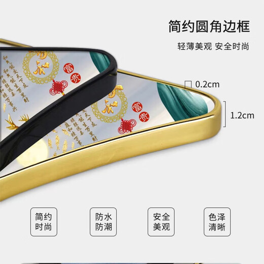 美优淳现代简约餐厅装饰画挂钟2025新款万年历电子钟表北欧花卉时钟挂墙 JD12111万年历+钟表 140*70cm水晶画面pvc金边