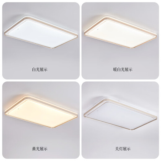 OPPLE Eye Protection Full Spectrum Ceiling Lamp Dimmable LED Lighting Fixtures Modern Atmosphere Light Luxury Package 1 Crystal Can Installation Included