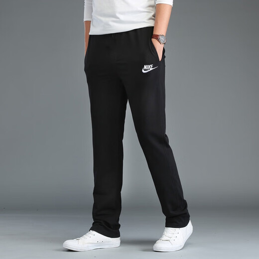 Nike (NIKE) gray sweatpants sweatpants men's autumn thin breathable casual men's long pants men's BV2767 BV2767-010 S size/100-120Jin Jin equals 0.5kg/165