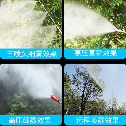 Electric vehicle sprayer for agricultural use, fully automatic 48V60V, new high-pressure sprayer for fruit trees, new pesticide sprayer, 48/60V dual motor + 200m pipe