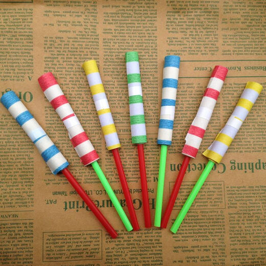 Coolle Ding Ding Children's Magic Sticks juguetes retráctiles de barra retráctil regalos tradicionales de kindergarten regalos de premio para niños post-8090 modelo medio [130 cm de omisión de largo] [10 paquetes]