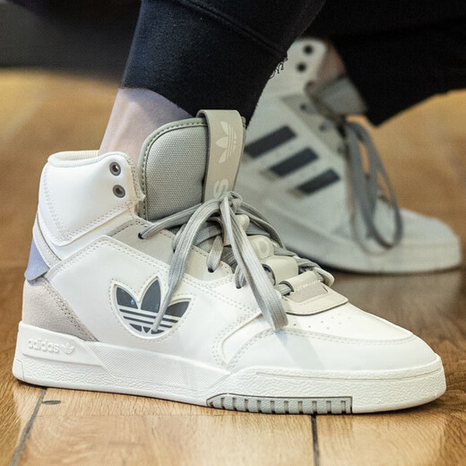 
Adidas (adidas) Clover men's and women's shoes sports and casual high-top shoes 2023 winter IF2694 IF2678 beige_yellow 42