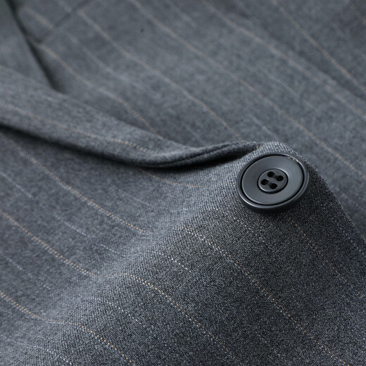 Jinlilai Genauer Wollmänneranzug schwarzer Arbeitsplatz formelle Verschleiß geschäftsfreier Eisenbuam-Hochzeitsanzug Jacke 698 Schwarz 175/88a Empfohlen 125-140jin [Jin gleich 0,5 kg] Verschleiß