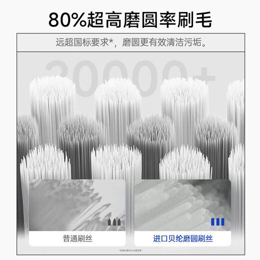 Yang Elf long and wide head toothbrush double speed net remove yellowing and blackening deep cleaning high-end men's special stain removal toothbrush double pack