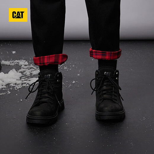 Cat Carter Martin Boots Working Boots Herren Boots Herrenschuhe Schuhe Herren im Freien wasserabweisende Stiefel schwarz 40