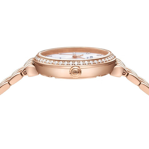 Leimai Reimah Watch Women's Fashion's Diamond-Diamond Water Water Water Water Water 18k Fritillar Face Quartz Belt Bindo de acero 6182 Superta de carcasa de placa blanca