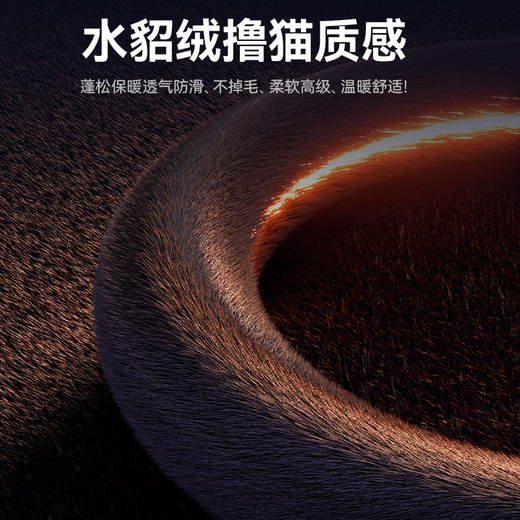 Haoqishi steering wheel cover heated winter car steering wheel warm sheath plush Tesla Camry BYD GM