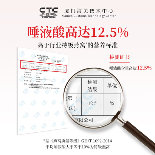 Shangqi Indonesien/Malaysian Bird's Nest Cups Trockene Tassen Große Tassen und dichte Tassen für schwangere Frauen Geschenke 7A Malaiisch ausgewählte Vogelbecher 50 g (7-9 Tassen) mit roter Geschenktüte