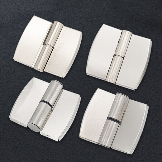 Jinguluo stainless steel bathroom partition accessories, toilet self-closing door removable hinges, 2 pieces, all stainless steel on the right side