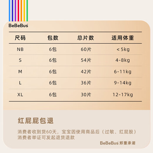 
bebebus diaper pull pants ultra-thin breathable and dry for men and women's baby universal diapers toddler pull pants XXL (4 small bags in total)