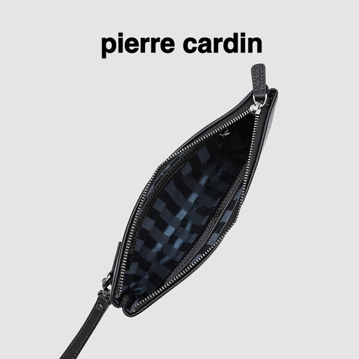 Pier Cardin men's bag envelope bag business casual hand grab bag head layer cowhide clutch birthday gift practical gift for dad