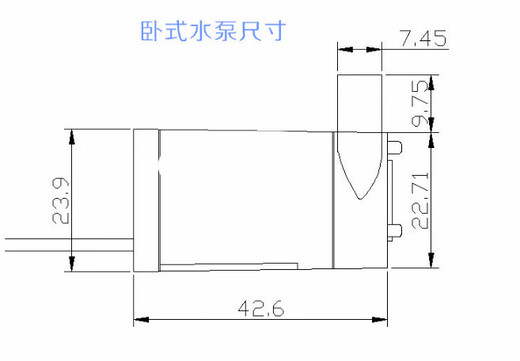 Small water pump DC motor horizontal DC5V power supply suitable for Arduino/51/STM32L9110 driver board + small water pump + water pipe