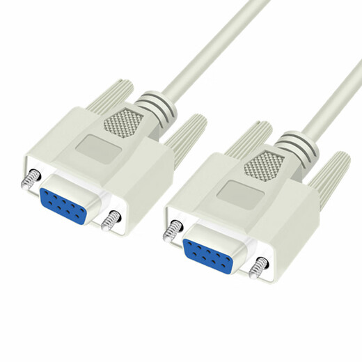 Huanglin RS232COM Port Serial Port Line DB9 Verbindungslinie Kommunikationsleitung 485 Signallinie 3093b Mutter-männliche Direktverbindung (Baijise 30AWG) 10 Meter