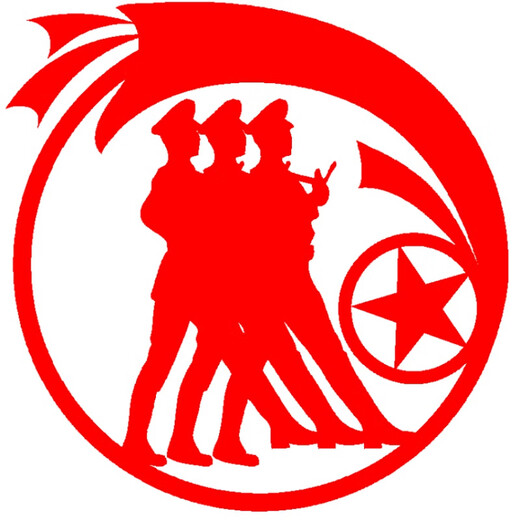 Igiftfire 1er août Jour de l'armée Patriotisme Positive Energy Florins Fleurs de papier de riz sculpté Paper Cut Products 4 [Double face Rice Red Paper] F826 Production A3 Spécifications [Envoyer 2 produits finis rouge]