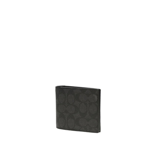 Entraîneur (entraîneur) Entraîneur Portefeuille Boîte cadeau pliant de portefeuille masculin noir et gris CW344QBMI5