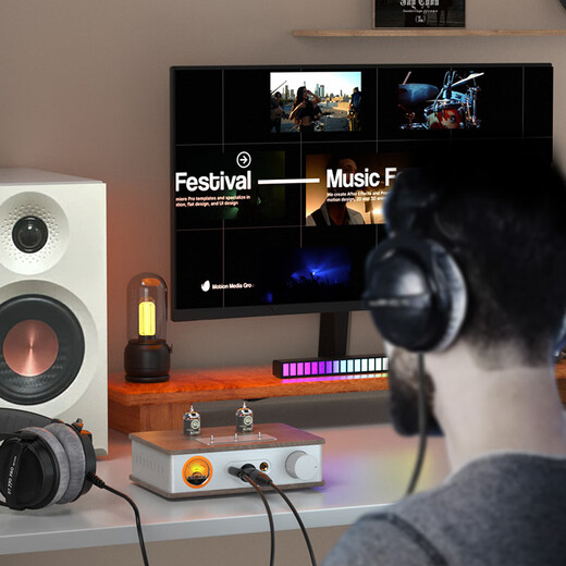 SUCA AUDIO T2 MAX Headphone Amplifier Antique Tube Electronic Tube Preamplifier 4.4mm/XLR True Balanced Headphones High Thrust Desktop Amplifier Official Standard German Regal ECF801