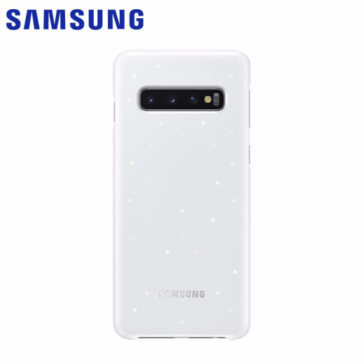 Samsung (SAMSUNG) Galaxy S10+ smart LED protective cover original mobile phone case S10+ smart LED protective cover black