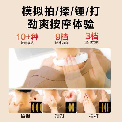 SKG Cervical Massager K5-3 Neck, Shoulder and Neck Trapezius Physical Massage, Pulse Traction, Hot Compress Neck Smart Neck Massage Device New Year’s Gift for Men and Women’s Elderly Gifts Limited Gift Box Model K5-3 Premium