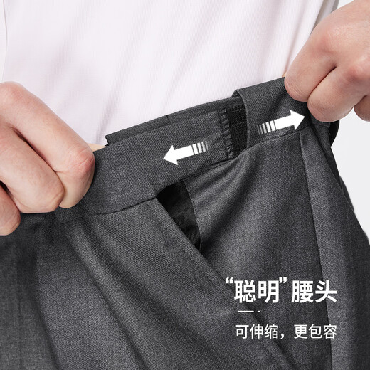 Shanshan Suit Men's Retro Floral Yarn Anti-Wrinkle Wear-Resistant Smooth Slim Business Professional Wear Groom and Best Man Wedding Dress Gray L 175/92A(48A) 175/82A(33)