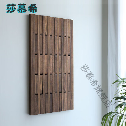 
Pupan walnut piano keys clothes hanger wall hanging on the wall hanging area clothes hook corner solid wood coat rack floor walnut vertical plate 8th floor 16855