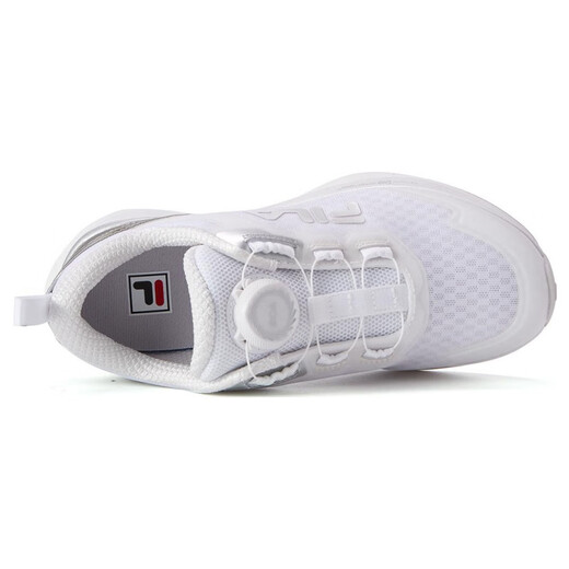 FILA big children's mesh sports and leisure non-slip anti-kick shock-absorbing children's training shoes white 35