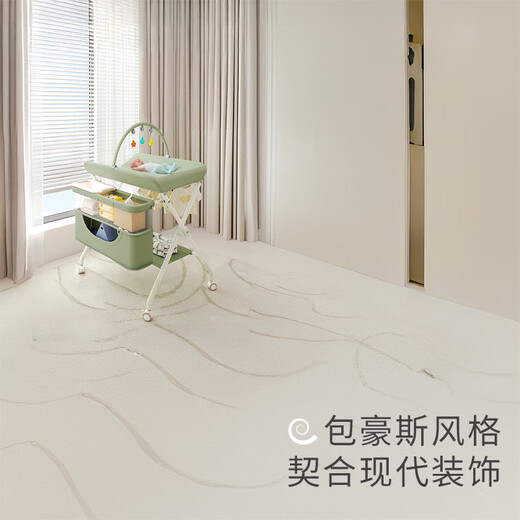 贝护婴尿布台婴儿护理台新生儿换尿布台按摩抚触台宝宝床上多功能可折叠 【八横梁骨架-一键折叠】顶配绿 双层置物篮+玩具架+护脊板+礼包