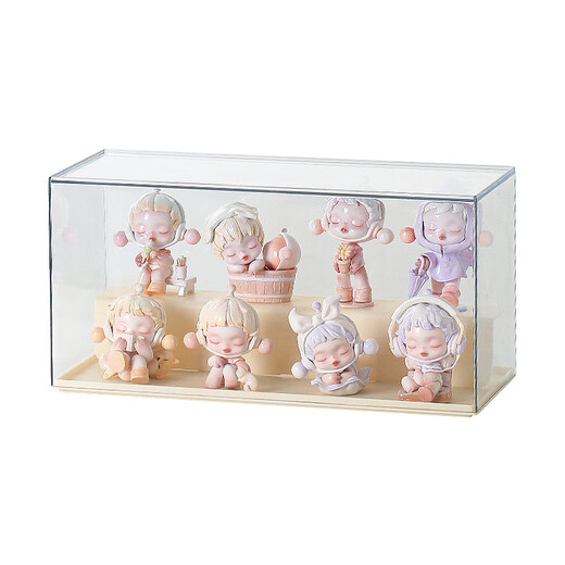 Bo Naling blind box storage Lego display stand Bubble Mart desktop transparent figure shelf acrylic dust box double-layer figure storage box single pack