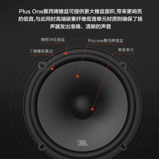 JBL car audio modification Jingcai Yuedong series, four-door 6 speaker package, 6.5-inch universal car speaker, four-door 8 speaker + DSP + subwoofer (including sound insulation)