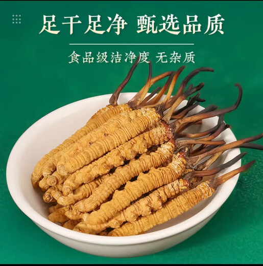 
Cordyceps sinensis, high-altitude cordyceps in Tibetan areas are affordable for self-use, holiday gifts, gift boxes, 2 sticks/gram (50 sticks gift boxes)