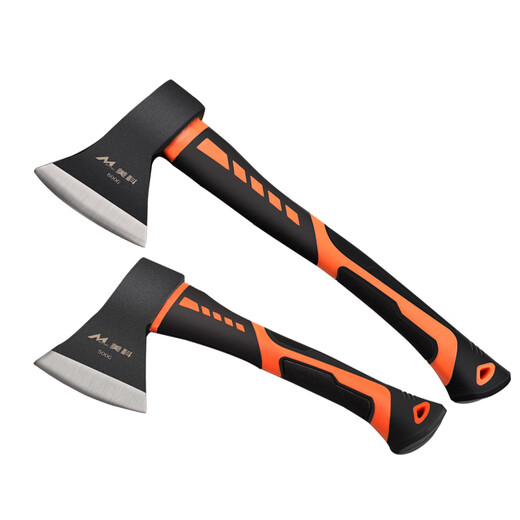 美科（MYTEC）斧头劈柴神器剁骨刀家用户外砍树大精钢斧小开山斧子木工专用工具 TPR包胶柄斧400g【不掉头】