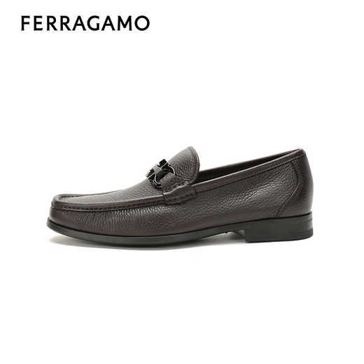 Ferragamo autumn and winter new Gancini handmade business casual men's leather shoes 642847 3E