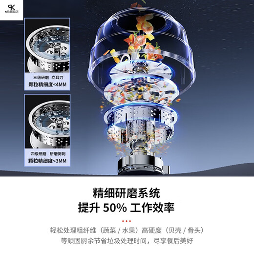 Honeywell kitchen waste disposer wireless switch automatic water inlet grinder can be connected to the dishwasher 326PRO flagship model X6 PRO