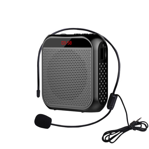 Yalanshi Little Bee Amplifier Teacher's Special Bluetooth Speaker Audio Small Speaker TF Card U Disk Recording Microphone High Volume Outdoor Tour Guide Portable Megaphone S19 Black High Volume + Support U Disk/TF Playback