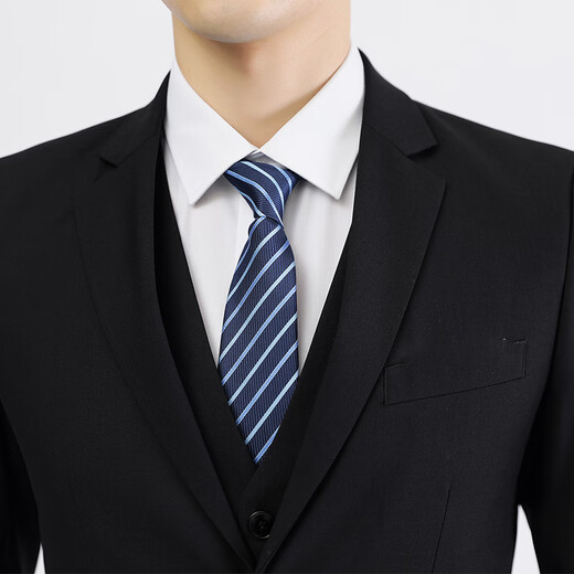 Ayo Fat Business Commuting Suit Slim Interview Suit Wedding Groom Fashion Dress Black 3XL
