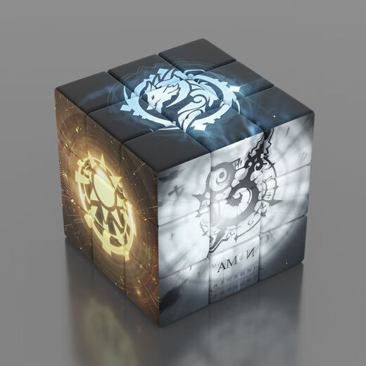 Maoxinou's Mysterious Lord's peripheral fan third-level puzzle Rubik's Cube Student Creative Toy Figure High-value Unzip Gift Male D1477 Third-level Magic Cube