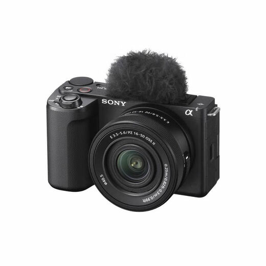 Sony (SONY) ZV-E10II E10 second generation APS-C format mirrorless camera, creative appearance filter, precise focus, compact and lightweight ZV-E10M2, black set, free 128G card + leather case + shoulder bag + holder + screen protector, official standard configuration