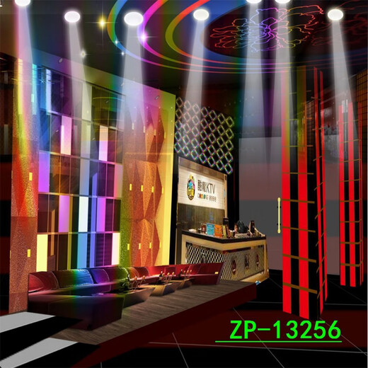 Clcey Anker Hintergrund Tuch Live Broadcast Room Internet Promi Hintergrund Wall Rock Musik Bühne Hintergrund 3D Dreidimensional High Definition Retro ZP-11150 2,5 Meter breit + 2,5 Meter hoch