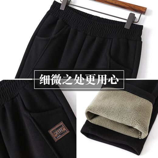Fengxiao middle-aged and elderly autumn and winter trousers for mothers, spring and autumn large size warm trousers for the elderly and ladies, autumn clothing, velvet and thickened women's trousers